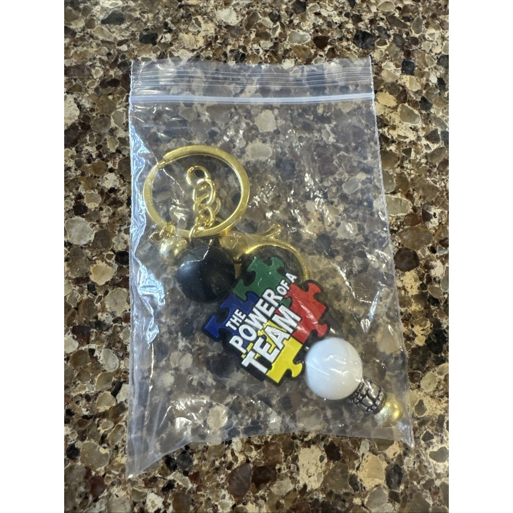 Thank You Gift for Autism Teacher Autism Awareness Keychain Power Of‎ A Team